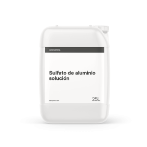 Sulfato de aluminio solución (25 litros)