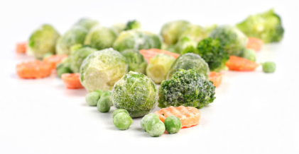 Deshidratación de alimentos congelados